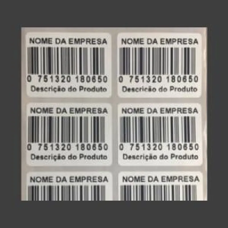 Imagem ilustrativa de Etiqueta adesiva para sacolas